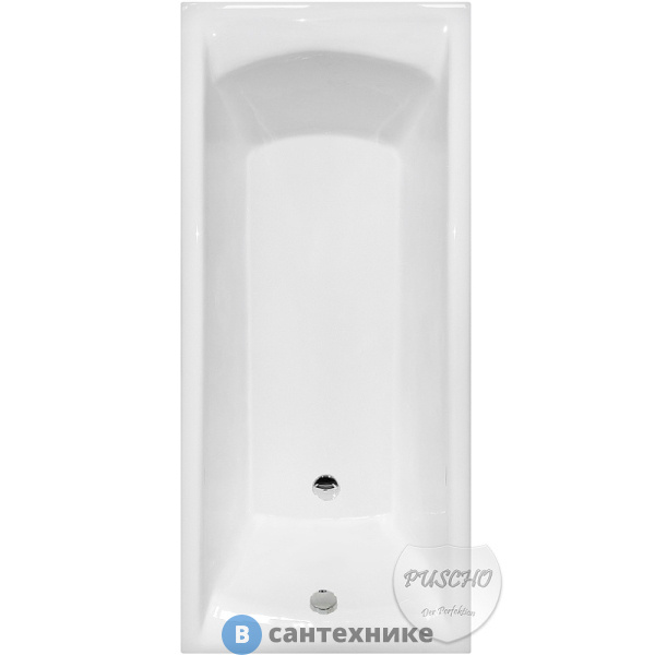 Чугунная ванна PUSCHO JESSEN 1800x750, без ножек и сифона