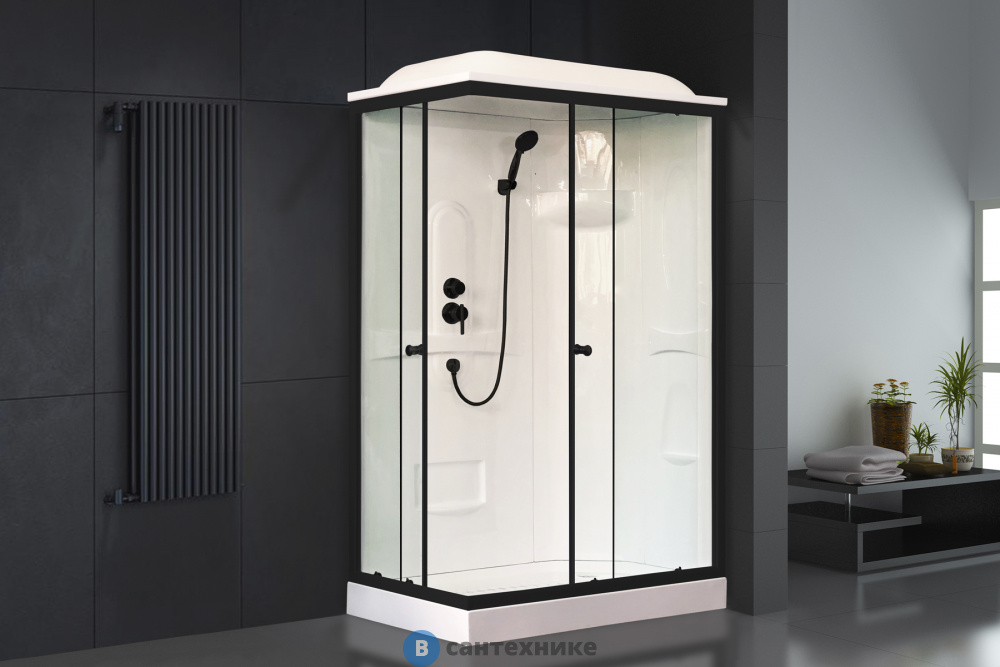 Душевая кабина Royal Bath RB 8120HP1-T-BL 1200x800x2170 R (прозрачное) (RB8120HP1-T-BL-R)