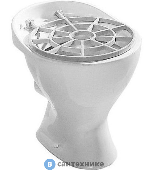 Чаша унитаза Jika MIRA 8510460000001 с решеткой белая