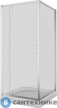картинка Душевой уголок Niagara NG-6602-08 (100*100*190) квадрат, дверь распашная, без поддона