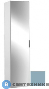 картинка Пенал подвесной Jacob Delafon ODEON UP EB873-M43 с реверсивной зерк.дв., три полки /35х34x147/ (матовый аквамарин)