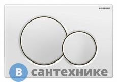Смывная клавиша Geberit SIGMA 01 115.770.11.5 (пластик/бел)