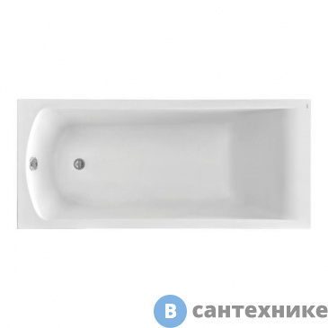 картинка Ванна акриловая Santek ФИДЖИ 160х75 прямоугольная (1.WH50.1.597), без каркаса и сифона