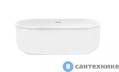 картинка Акриловая ванна BelBagno BB401-1700-800 отдельностоящая, овальная