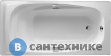 Чугунная ванна Jacob Delafon SUPER REPOS E2902 (180x90), без ножек и сифона