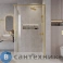 картинка Душевое ограждение Grossman Galaxy 300.K33.01.1080.32.00 (100х80х195) раздвижная, золото сатин, стекло прозрачное