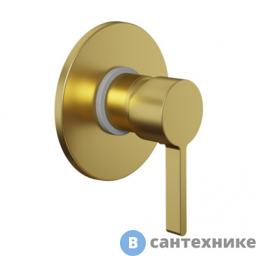 картинка Смеситель Paini Brera 74PJ690 для душа встраиваемый, матовое золото PVD