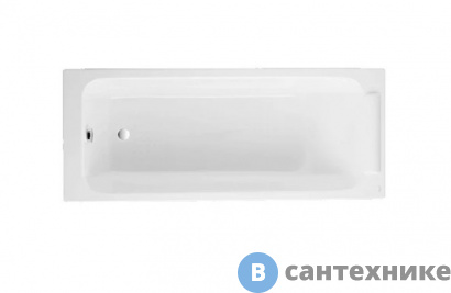 картинка Чугунная ванна Jacob Delafon PARALLEL E2947-S-00 (170x70) без отв, под ручки, без антиск. покрытия, без ножек и сифона