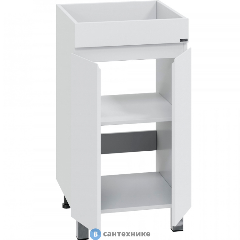 Тумба под раковину СанТа Марс 48 2 дв напольная (ум. Юпитер 1100*500 лит. мр) (700312)