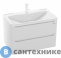 картинка Тумба под раковину Grossman АДЕЛЬ-80 см подвесная, с 2-я ящ. белая (под ум. Адель-80)