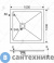 картинка Душевой поддон RGW ST-0100G графит/квадрат 100*100*3 (16152100-02), без сифона