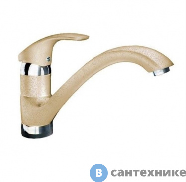 картинка Смеситель GranFest 1924 для кухни (песочный)