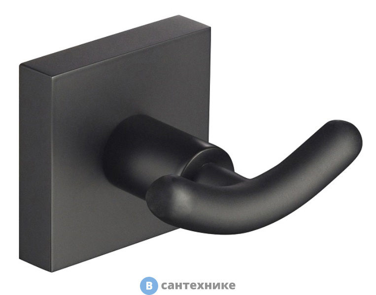 Крючок двойной Timo Selene Black 12012/03