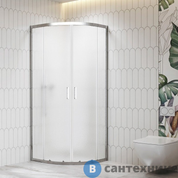 картинка Душевой уголок RGW CL-56  90*90*195 хром/ Cora (06095699-41), без поддона