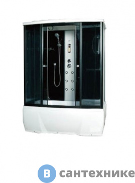 картинка Душевая кабина Loranto CS 78-3 A 170x85x215 см чёрная