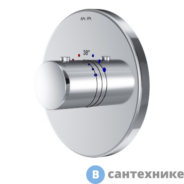 картинка Термостат AM.PM Like F8075500 монтируемый в стену