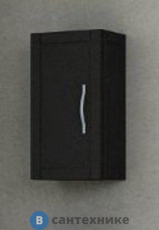 Шкафчик Cezares TIFFANY 54961 подвесной с одной распашной дверцей, реверсивный Nero grafite (34x32x59)