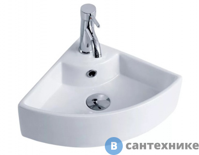 картинка Раковина подвесная GID-ceramic N9067b белый (450х330х130)