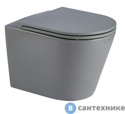 картинка Унитаз подвесной WELTWASSER WW SALZBACH 043 MT-GR