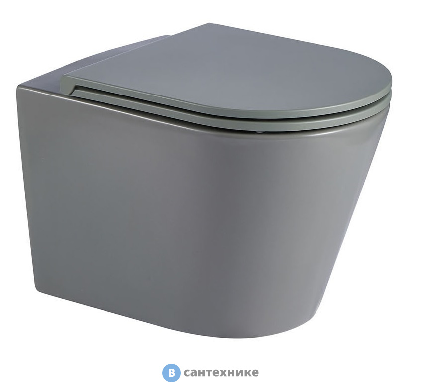 Унитаз подвесной WELTWASSER WW SALZBACH 043 MT-GR