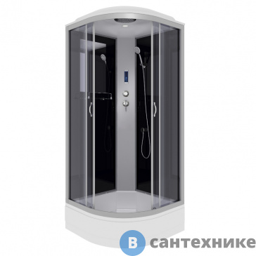 картинка Душевая кабина Niagara NG-3501-14P (900х900х2150) средний поддон, стекло тонированное