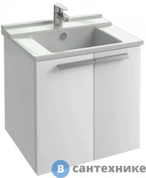 картинка Тумба под раковину Jacob Delafon STRUKTURA EB1280-N18 белый (57х47х56)