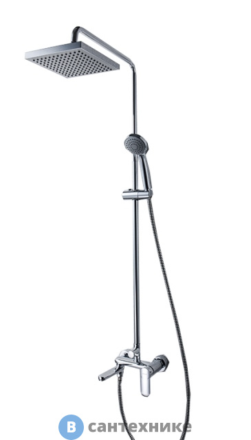 Душевая стойка Bravat Opal F6125183CP-A-RUS