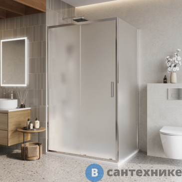 картинка Душевой уголок BelBagno LUCE-AH-1-120/90-P-Cr без поддона