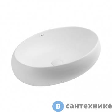 картинка Раковина ABBER Bequem AC2102MW накладная, белая матовая