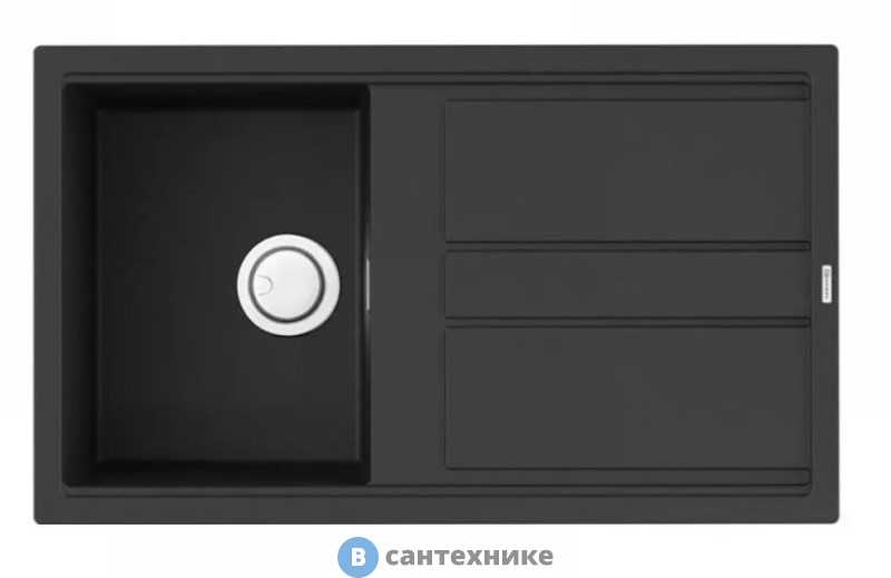 Кухонная мойка OMOIKIRI Kitagawa 86-GB чёрный (4993808)