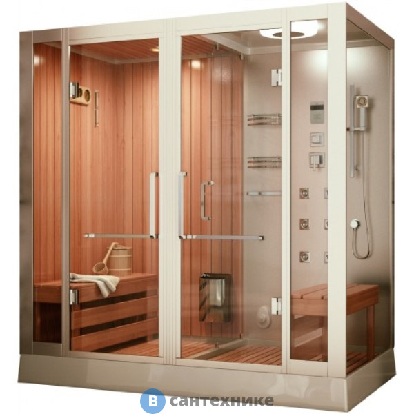 Душевая кабина Frank F-914L левосторонняя (с финской сауной)