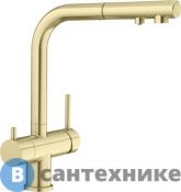 Смеситель Blanco 526694 FONTAS-S II сатин золото