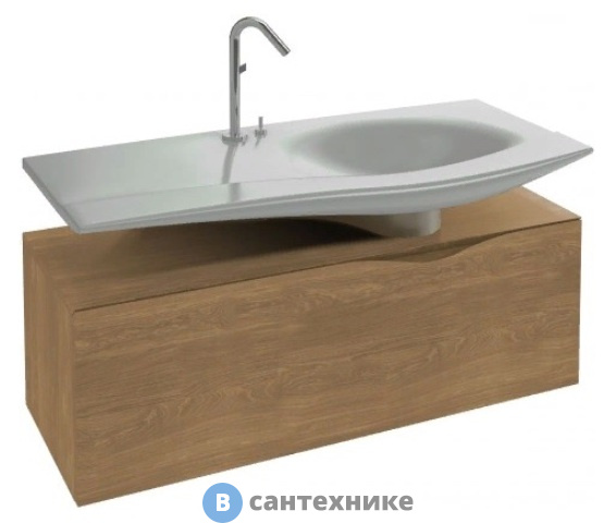 Тумба под раковину Jacob Delafon STILLNESS EB2000-P6 натуральный дуб (121x45х40)