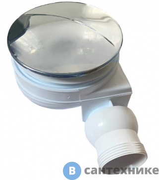 картинка Сифон Jacob Delafon E78161-CP для низких душевых поддонов, d 90 мм (хром)