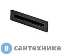 Накладка на перелив ABBER AB0005 чёрная