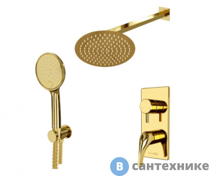 картинка Верхний душ WasserKRAFT A71207 встраиваемый комплект