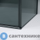 картинка Боковая стенка Grossman Galaxy 200.K33.01.80.21.10 (80*195) черный матовый, стекло тонированное