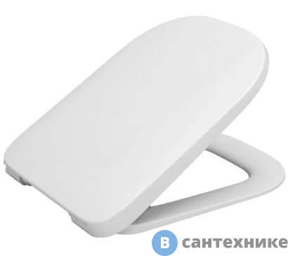 картинка Крышка/сидение Roca 801472001 GAP тонкое сиденье, с микр. (бел)