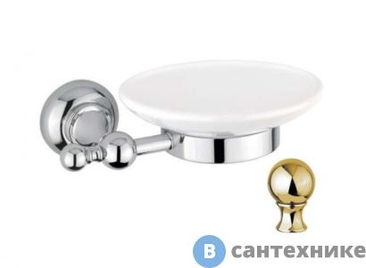 картинка Мыльница Cezares APHRODITE-SODS-03/24-M подвесная, золото