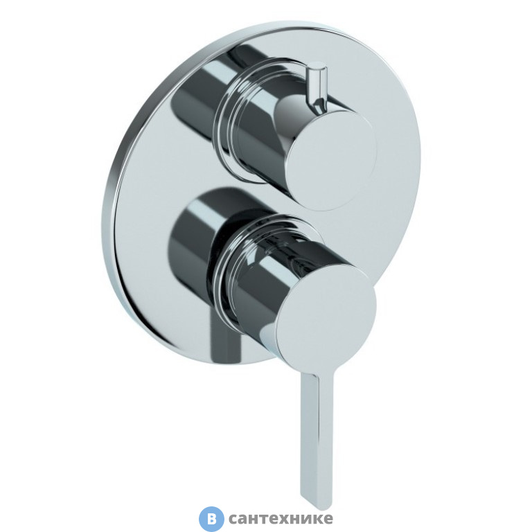 Смеситель Paini Brera 74CR6911 для ванны встраиваемый, хром