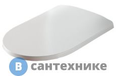 Крышка Artceram MONET с сиденьем Slim для унитаза, механизм soft-close, белый/хром (MNA001 01 71)