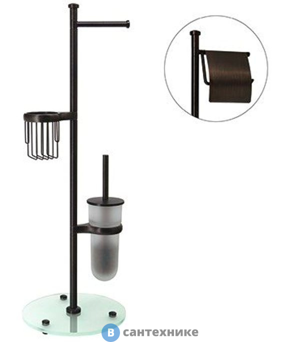 Стойка WasserKRAFT K-1246 комбинированная напольная, покрытие "темная бронза"