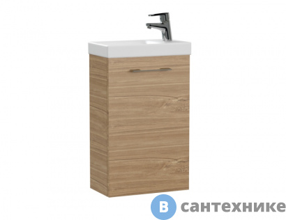 картинка Тумба под раковину Cersanit LARA 40 подвесная, орех (63420)