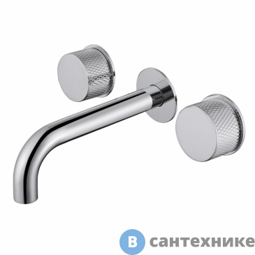 картинка Смеситель ABBER Wasser Kreis AF81122 для раковины скрытого монтажа, хром