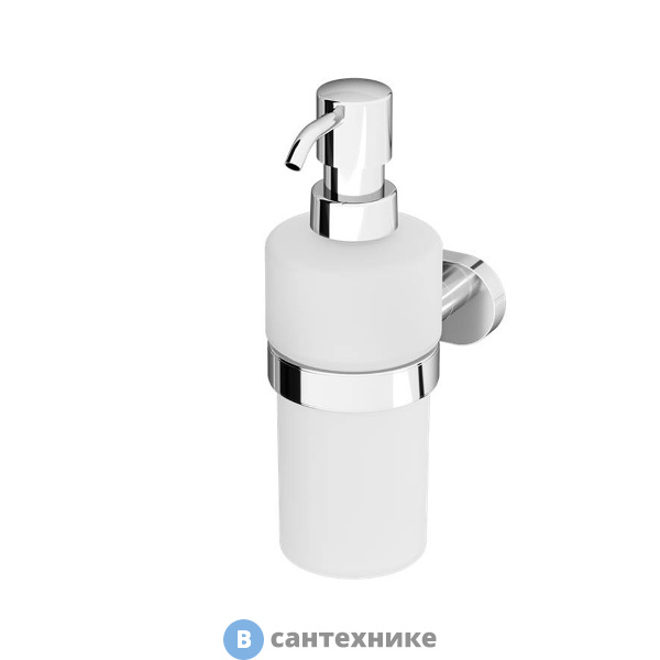 Диспенсер AM.PM Sense L A7436900 стеклянный для жидкого мыла с настенным держателем, хром