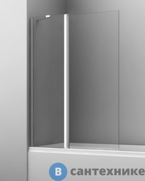 картинка Шторка на ванну WasserKRAFT Salm 27P02-110 Fixed