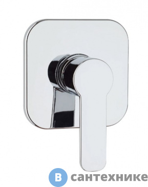 картинка Смеситель Paini 92CR690FT1LMKM Arena д/душа встроенный, хром (квадратный)