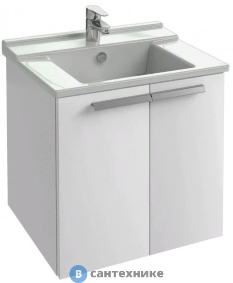 Тумба под раковину Jacob Delafon STRUKTURA EB1280-N18 белый (57х47х56)