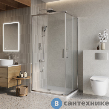 картинка Душевой уголок BelBagno LUCE-AH-2-120/90-C-Cr без поддона
