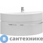 Тумба под раковину De Aqua Эскалада 117 подвесная с ручкой, белый (Grass) (186751)